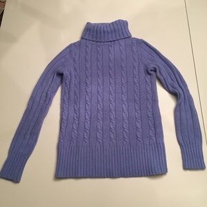 J Crew Cable  Knit Sweater Turtleneck